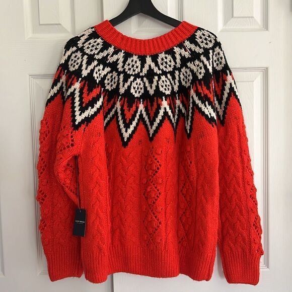 Lucky Brand Fair Isle Holiday Sweater size XL - Picture 3 of 15
